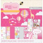 Block Scrapbook Baby Girl