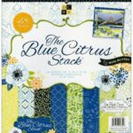 Block Scrapbook Blue Citrus