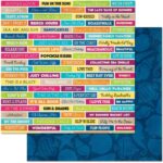 Cartulina Splash Sayings