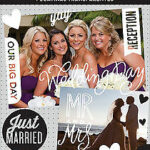 Sticker Combo Clear Wedding