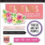 Sticker 3d Friends Make Me Happy