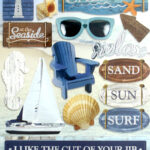 Sticker Combo The Beach