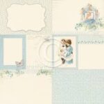 Cartulina vintage Pion Sweet Baby Boy